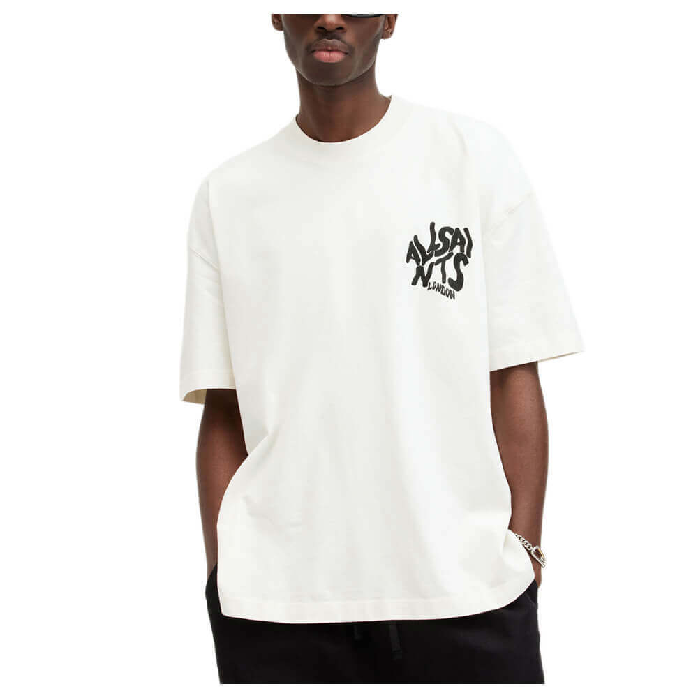 AllSaints Orlando Logo Print Oversized T-Shirt
